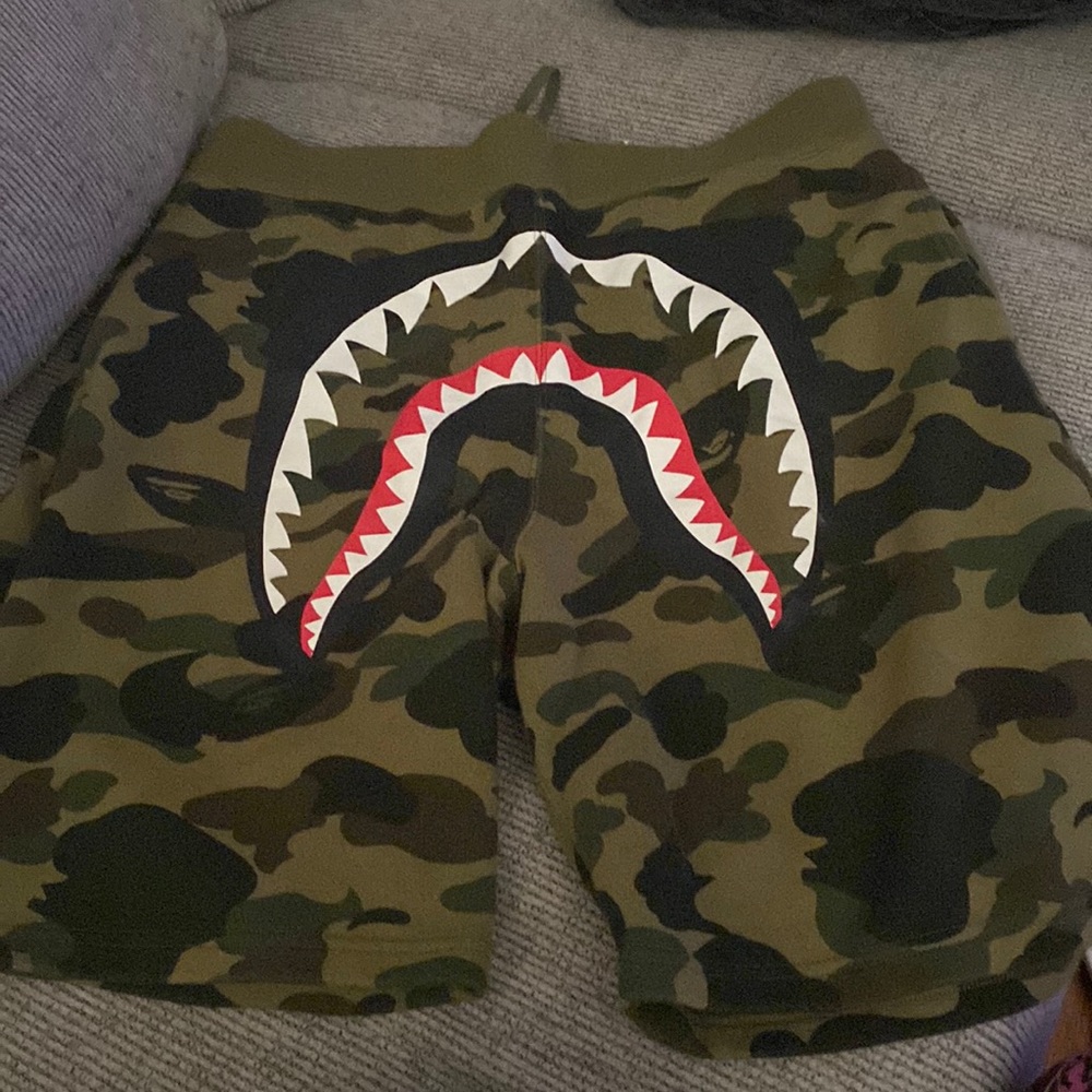 Camo bape xl shorts